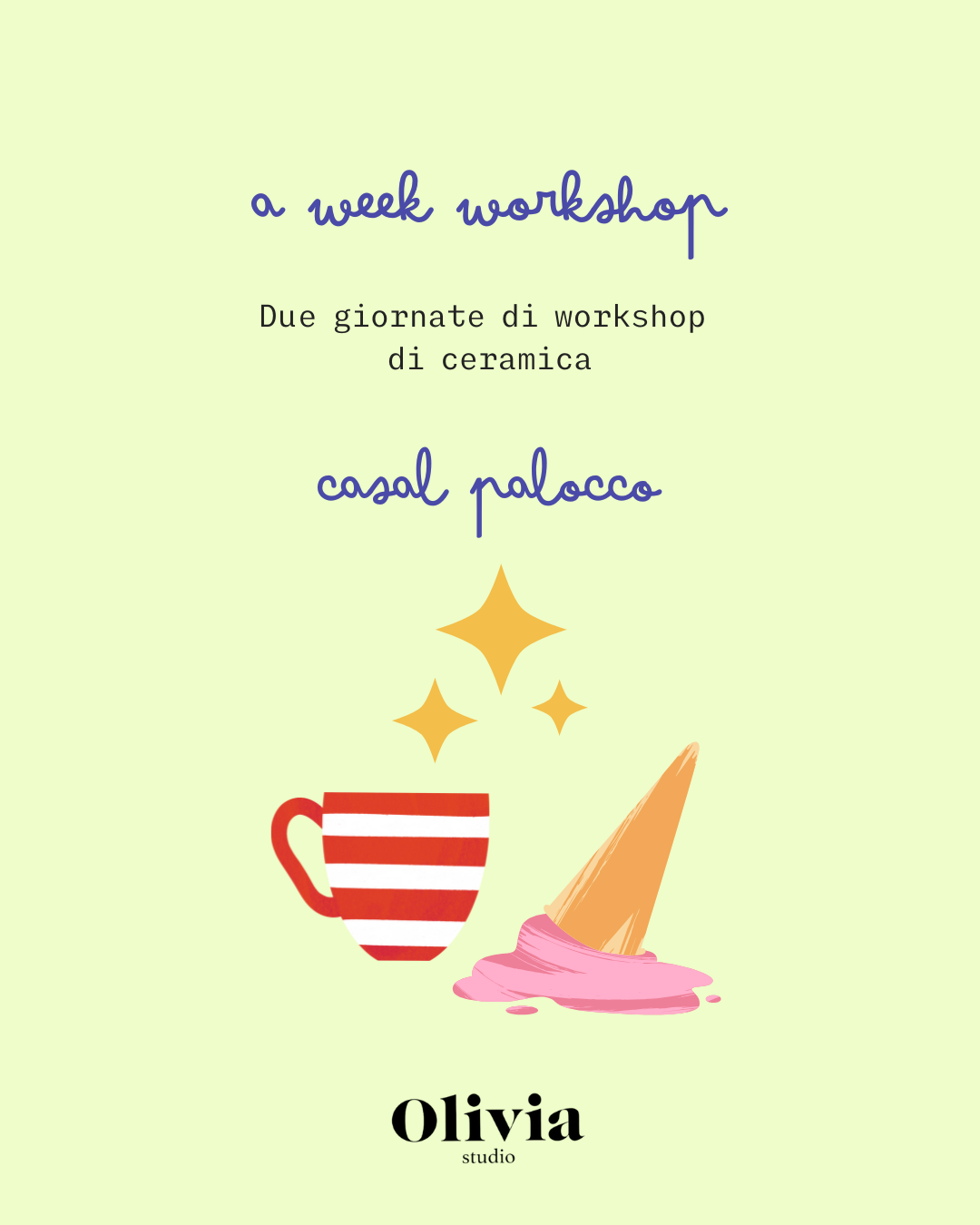 A week Workshop di argilla bianca 5-6 Luglio Orario Estivo!