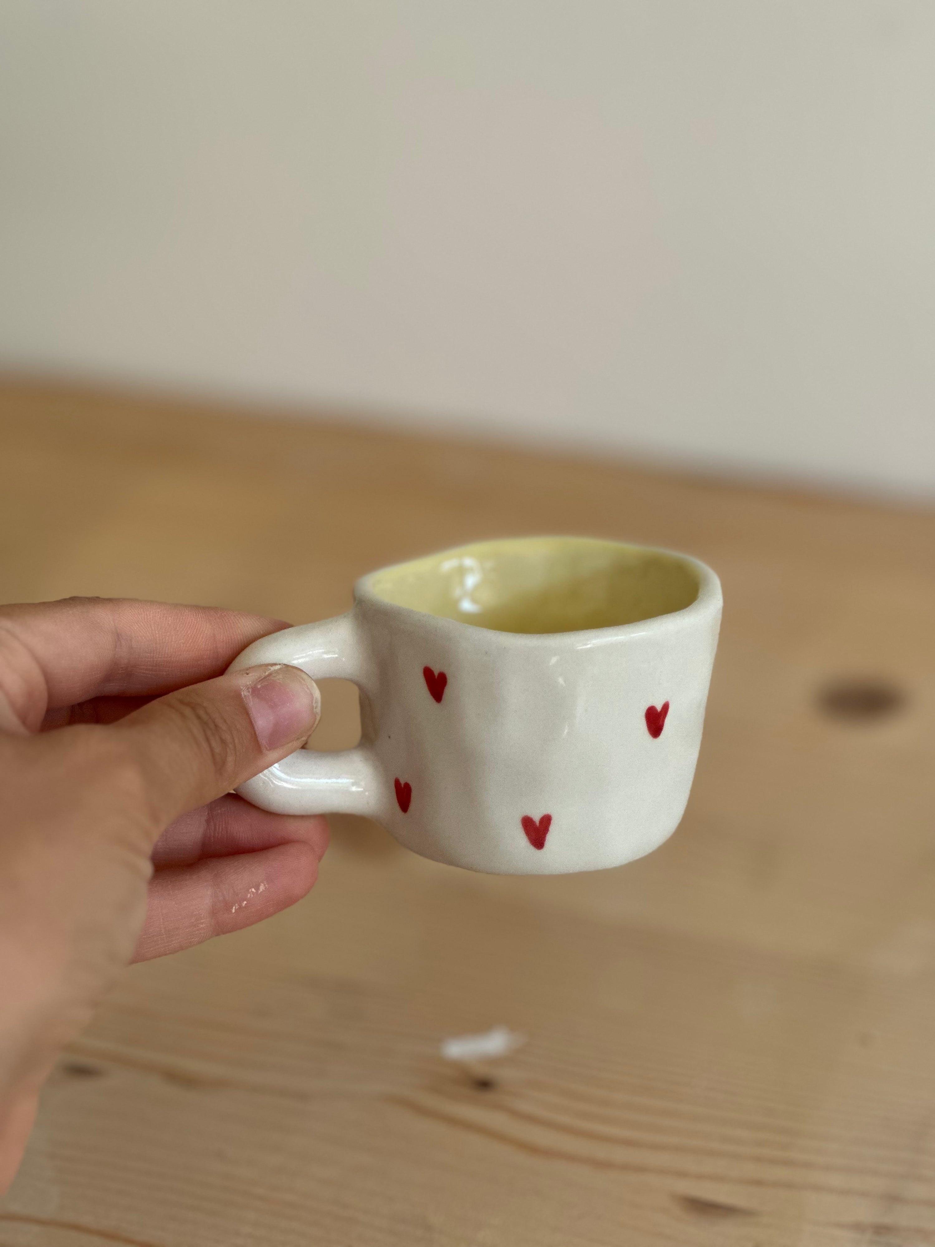 Tazza piccola da espresso con manico