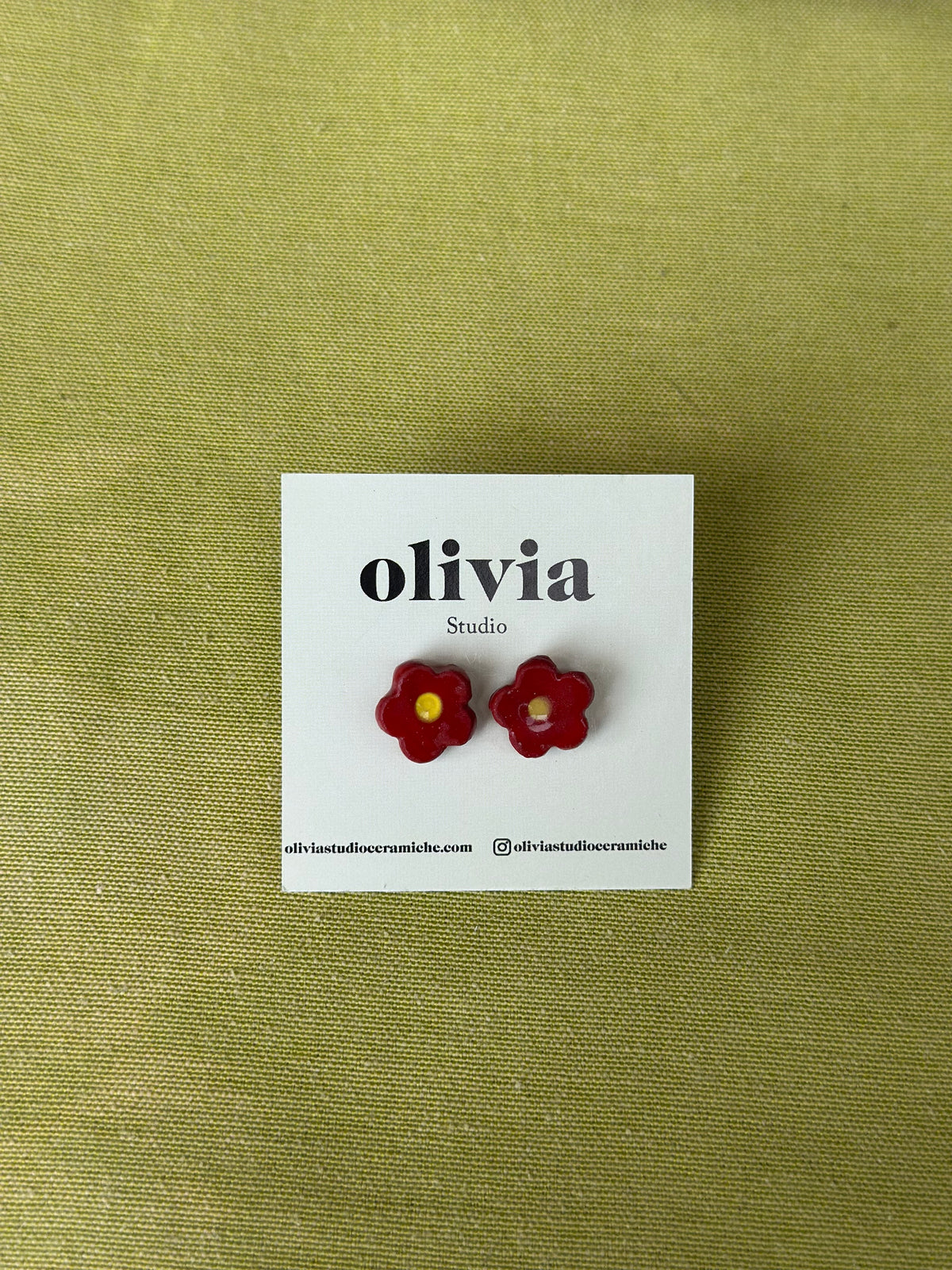 Orecchini Rosso Mon Coeur