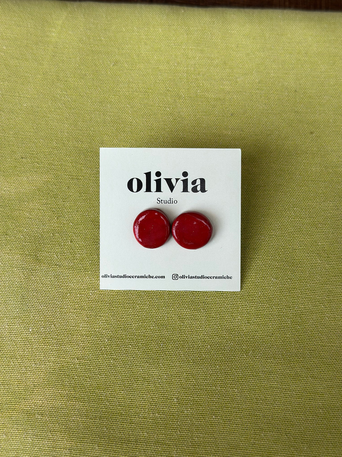 Orecchini Rosso Mon Coeur
