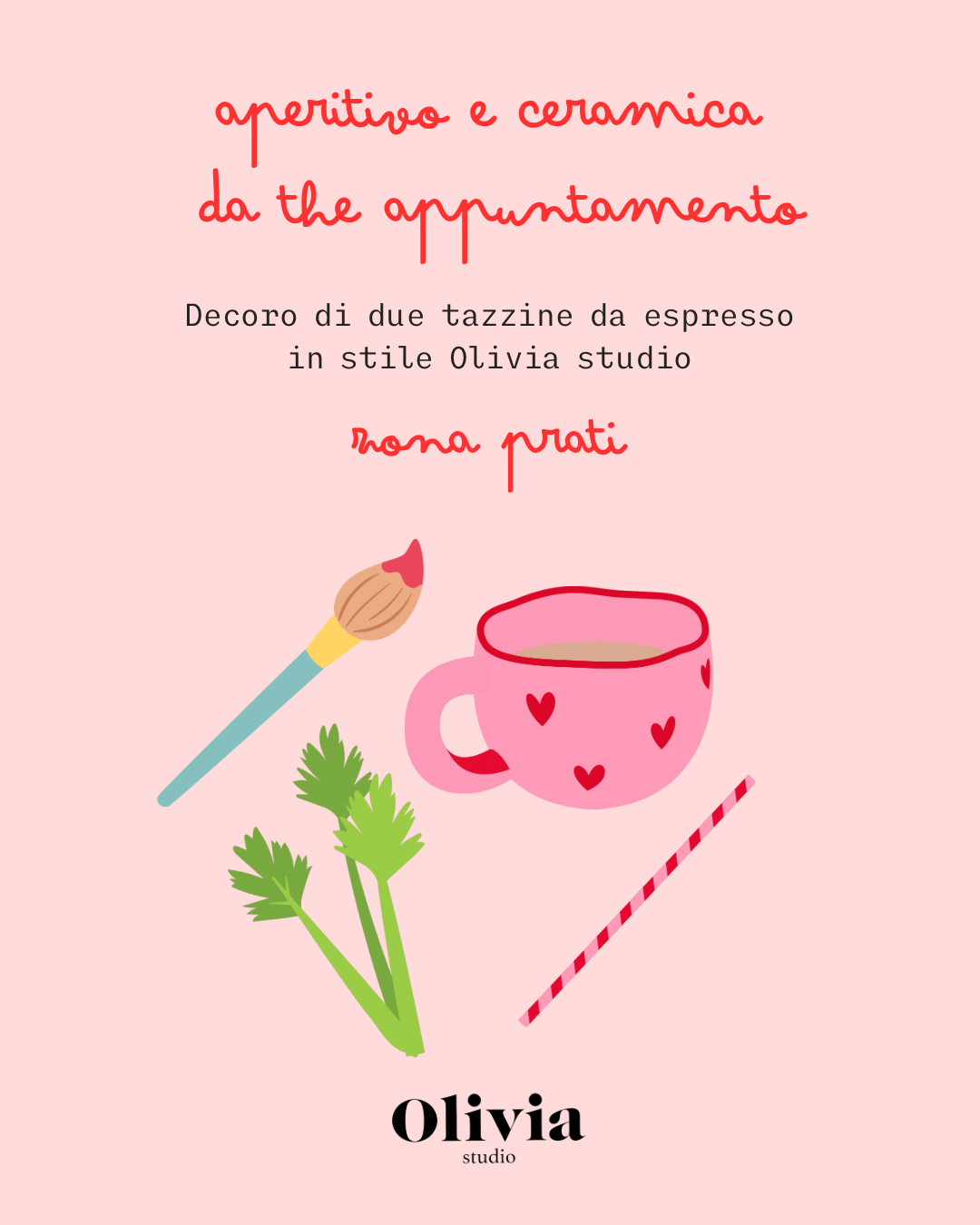 Aperitivo + decoro di due tazzine da caffè da The Appuntamento