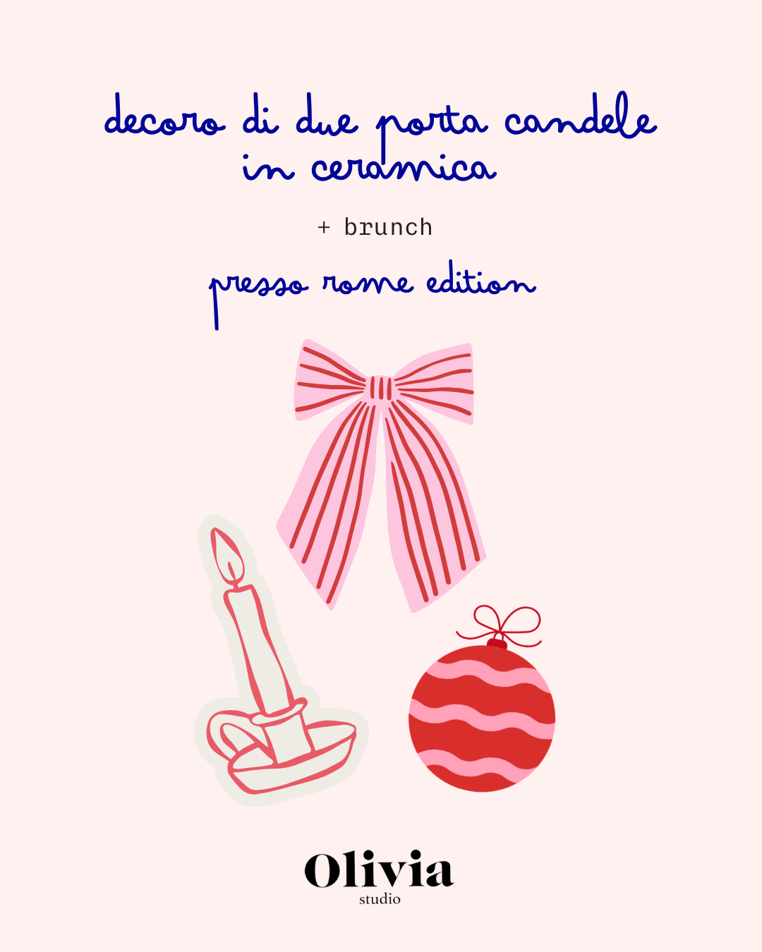 Decoro su ceramica + brunch da Rome Edition (acconto)