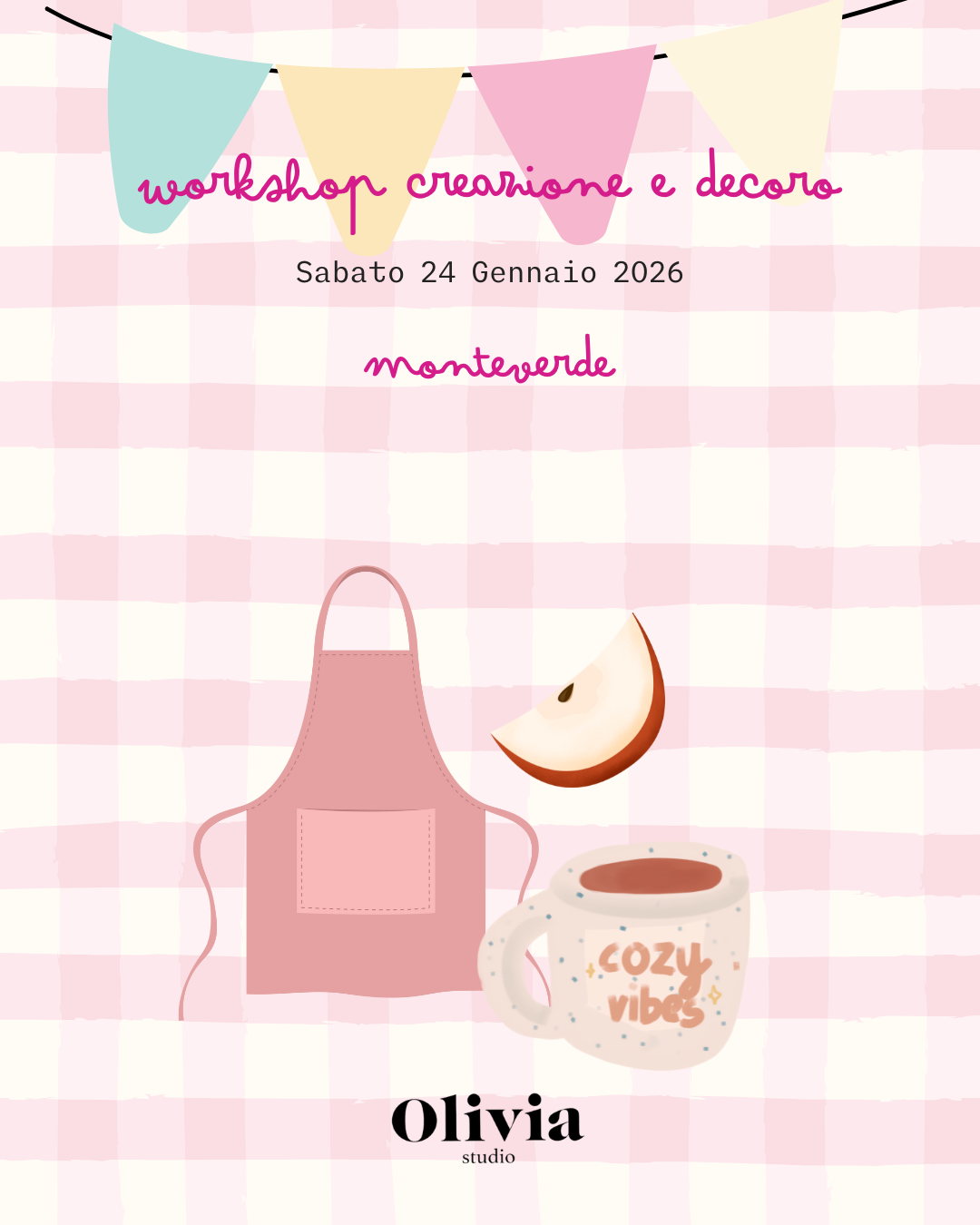 Creazione e decoro a Monteverde 4 ore (acconto)