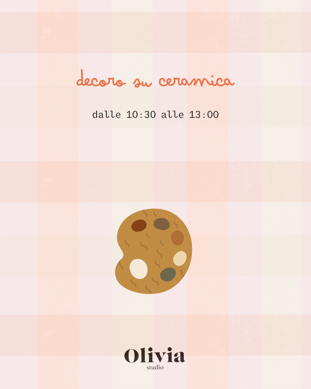 Colazione e decoro su ceramica 8 febbraio