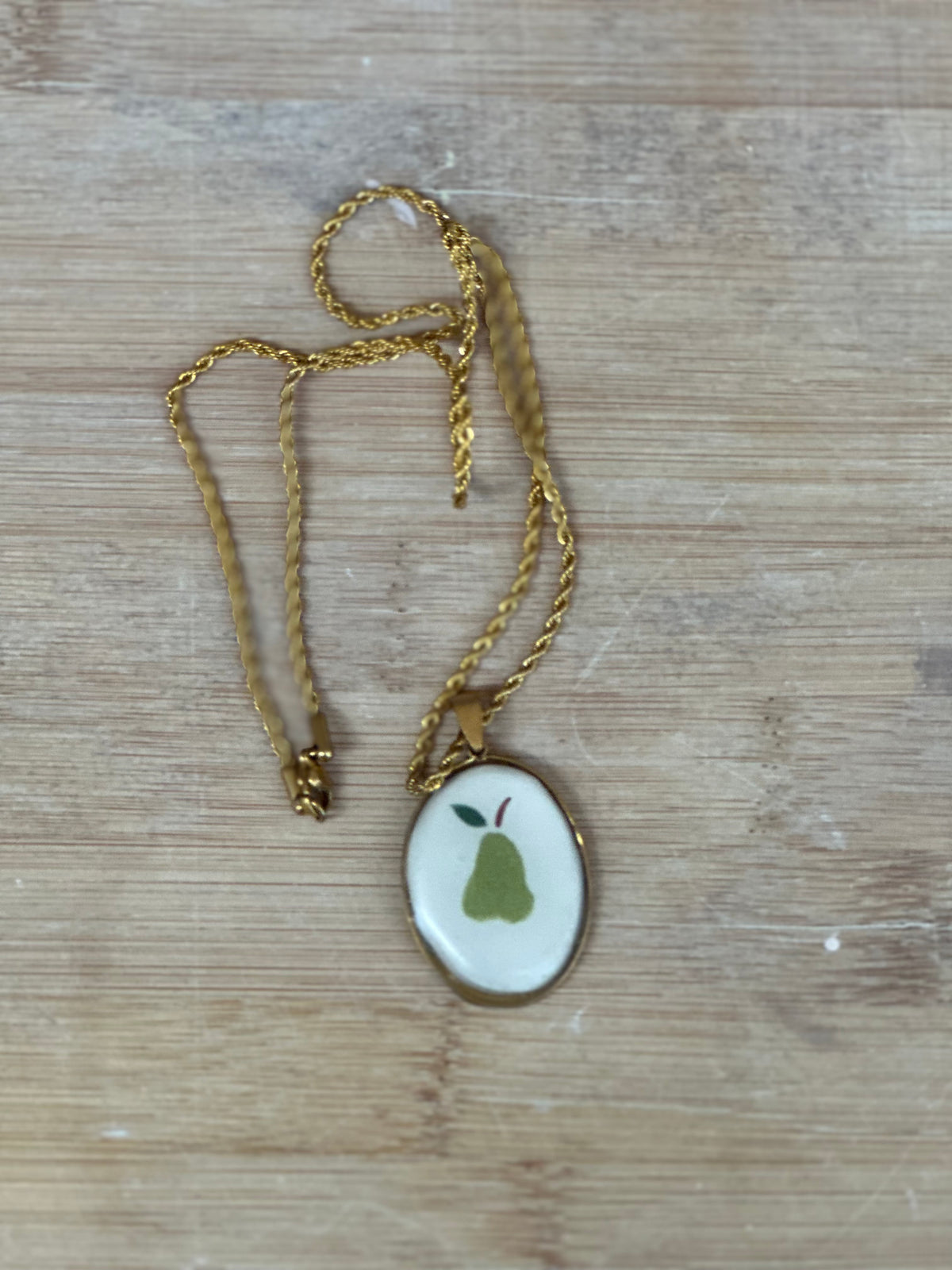 Collana cameo in ceramica