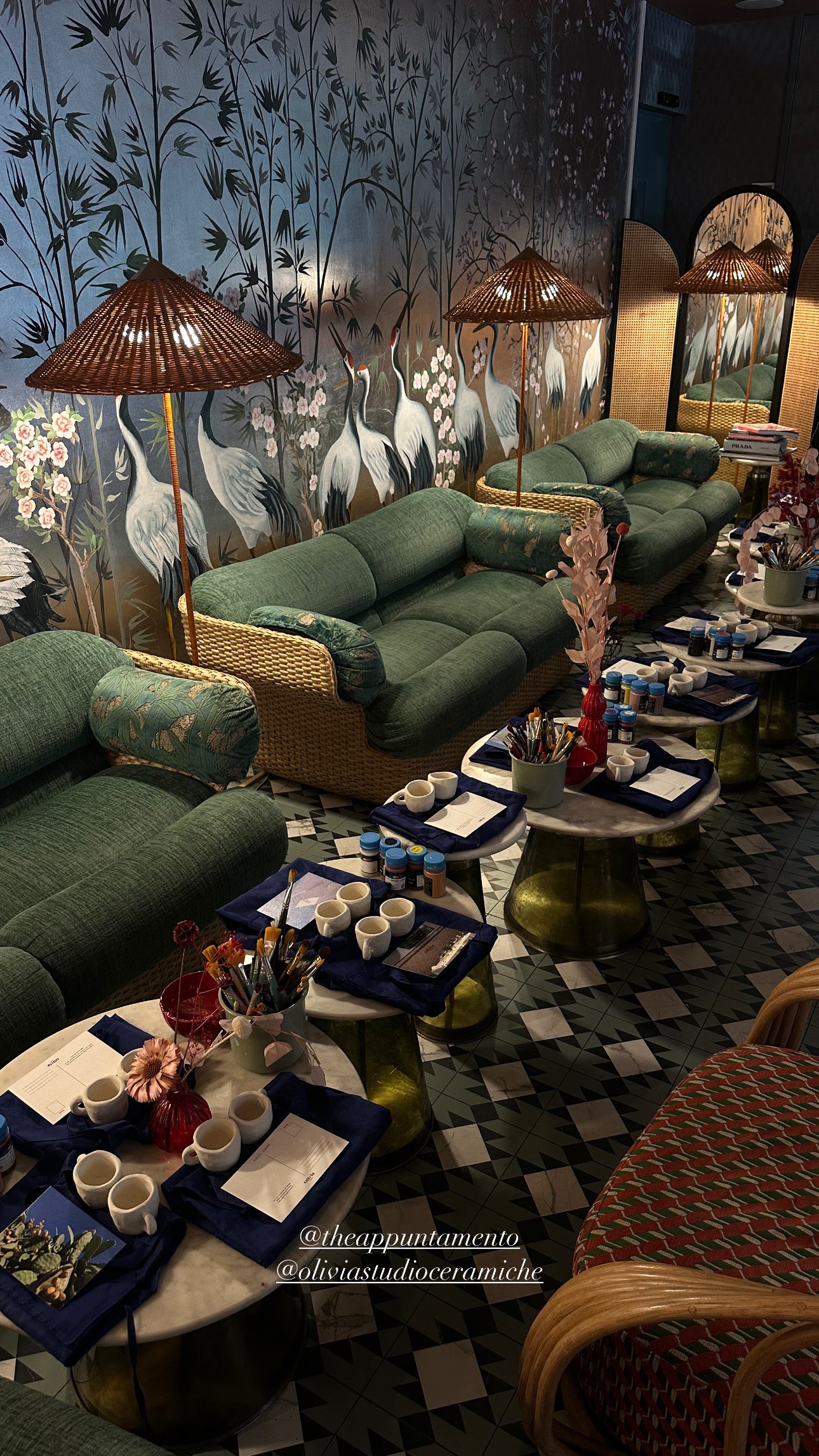 Aperitivo + decoro di due tazzine da caffè da The Appuntamento
