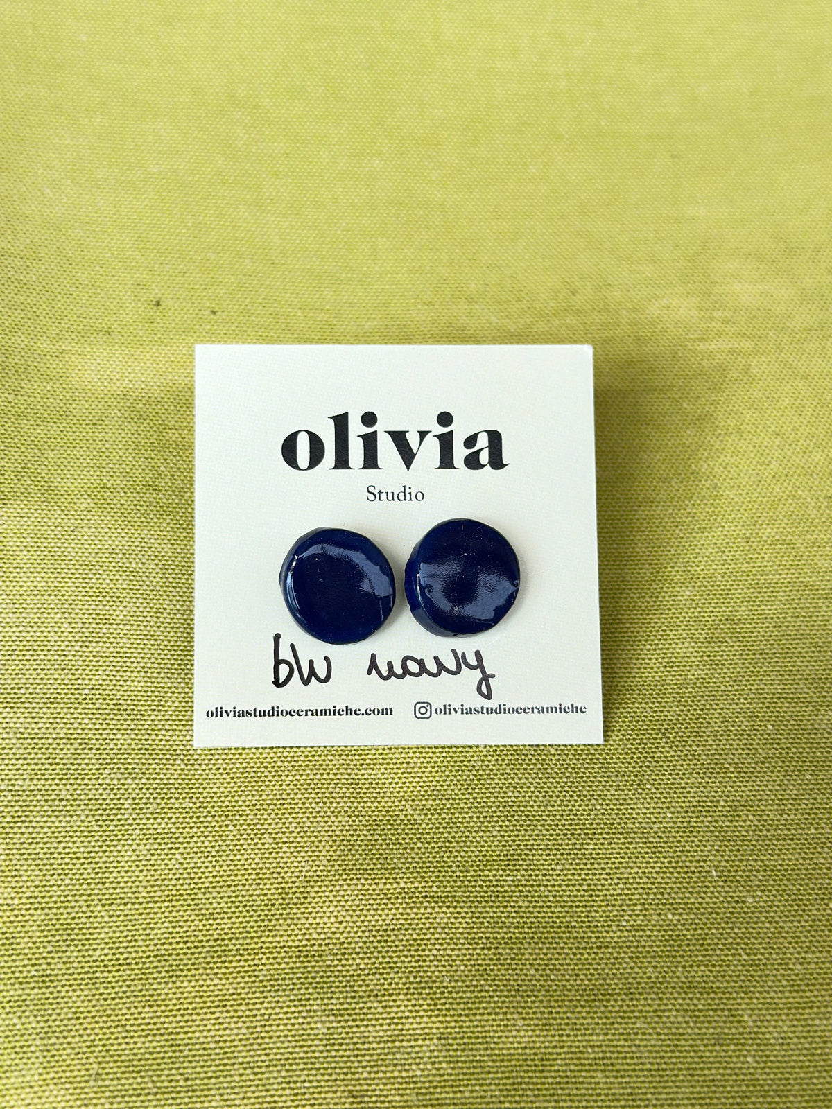 Orecchini Blu Navy