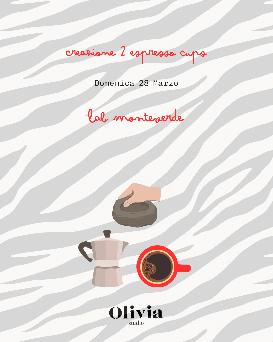 Workshop Espresso Cups + tea e biscotti