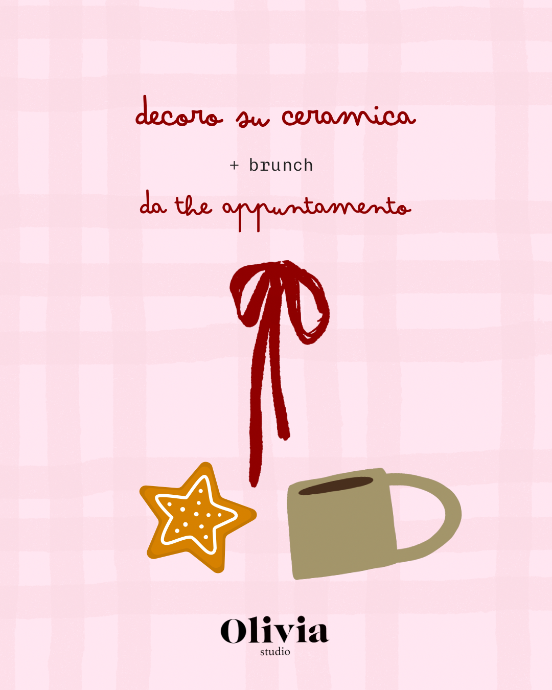 Decoro su ceramica + brunch da The Appuntamento (acconto)