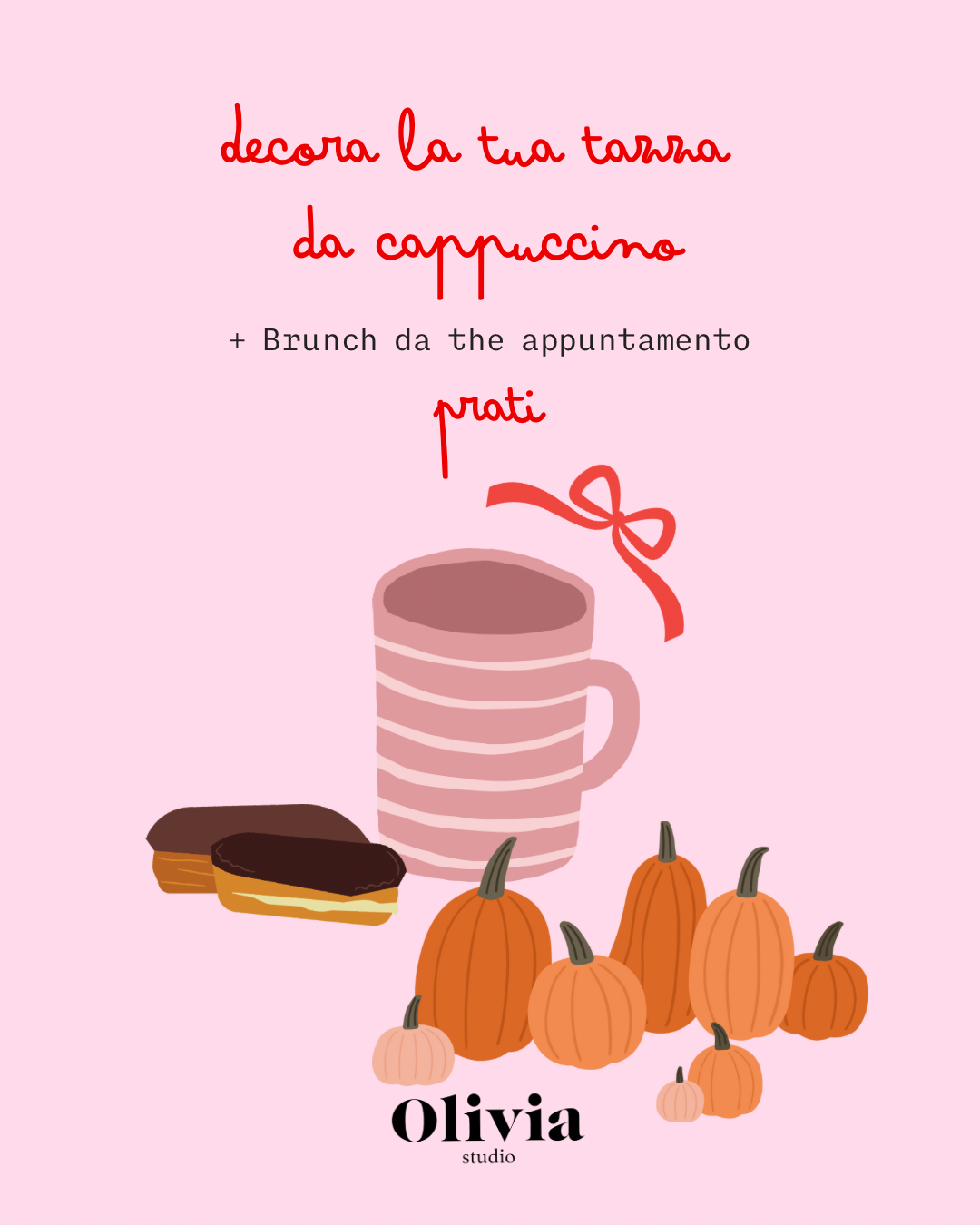 Decoro di una tazza pinch da The Appuntamento + Brunch