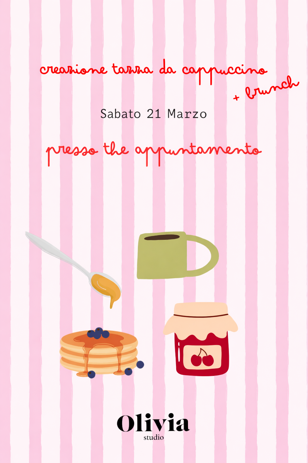 Creazione di una tazza pinch da The Appuntamento + Brunch (acconto)