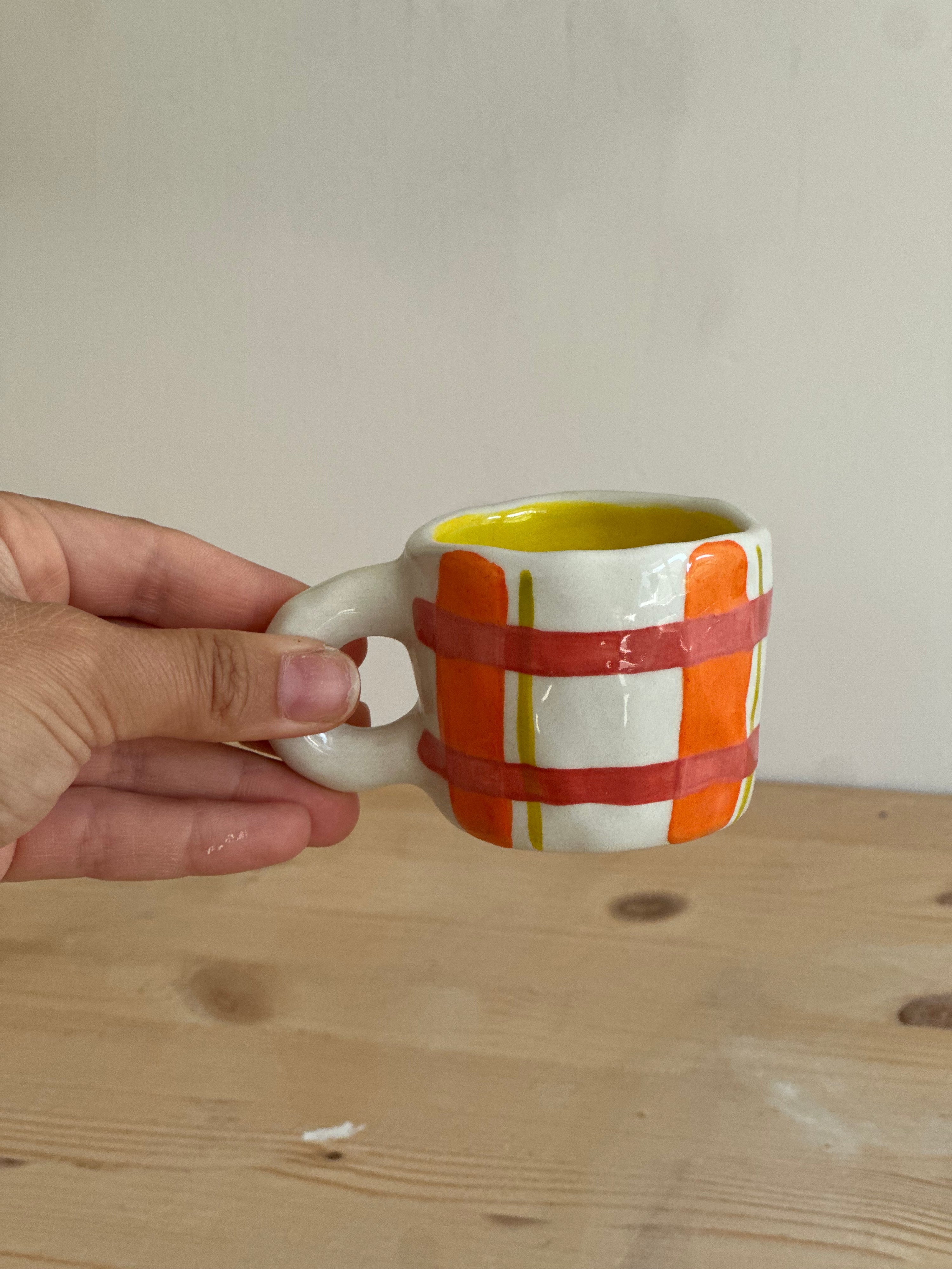 Tazza piccola da espresso con manico