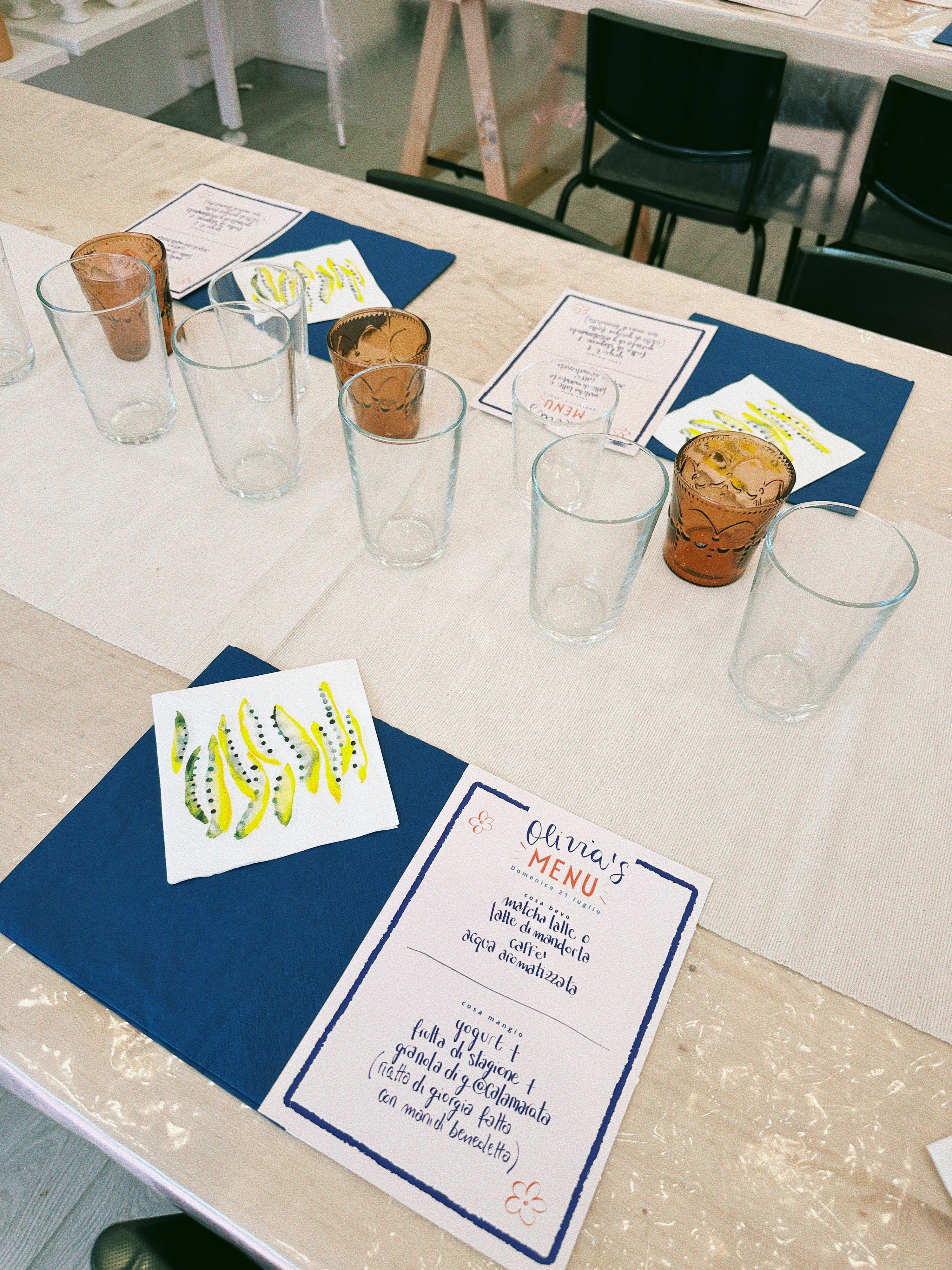 Colazione e decoro su ceramica 8 febbraio