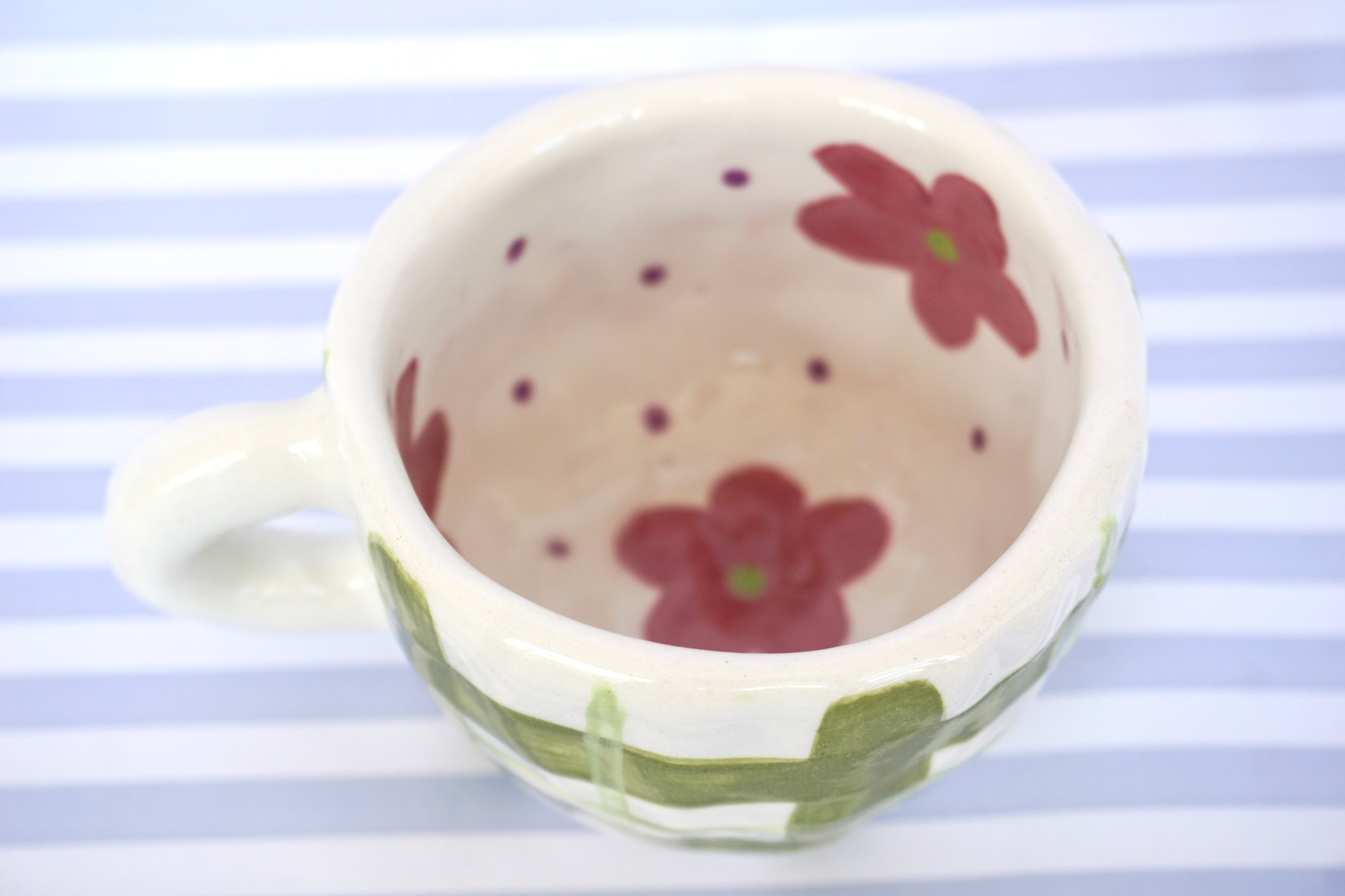 Tazza Righe verdi