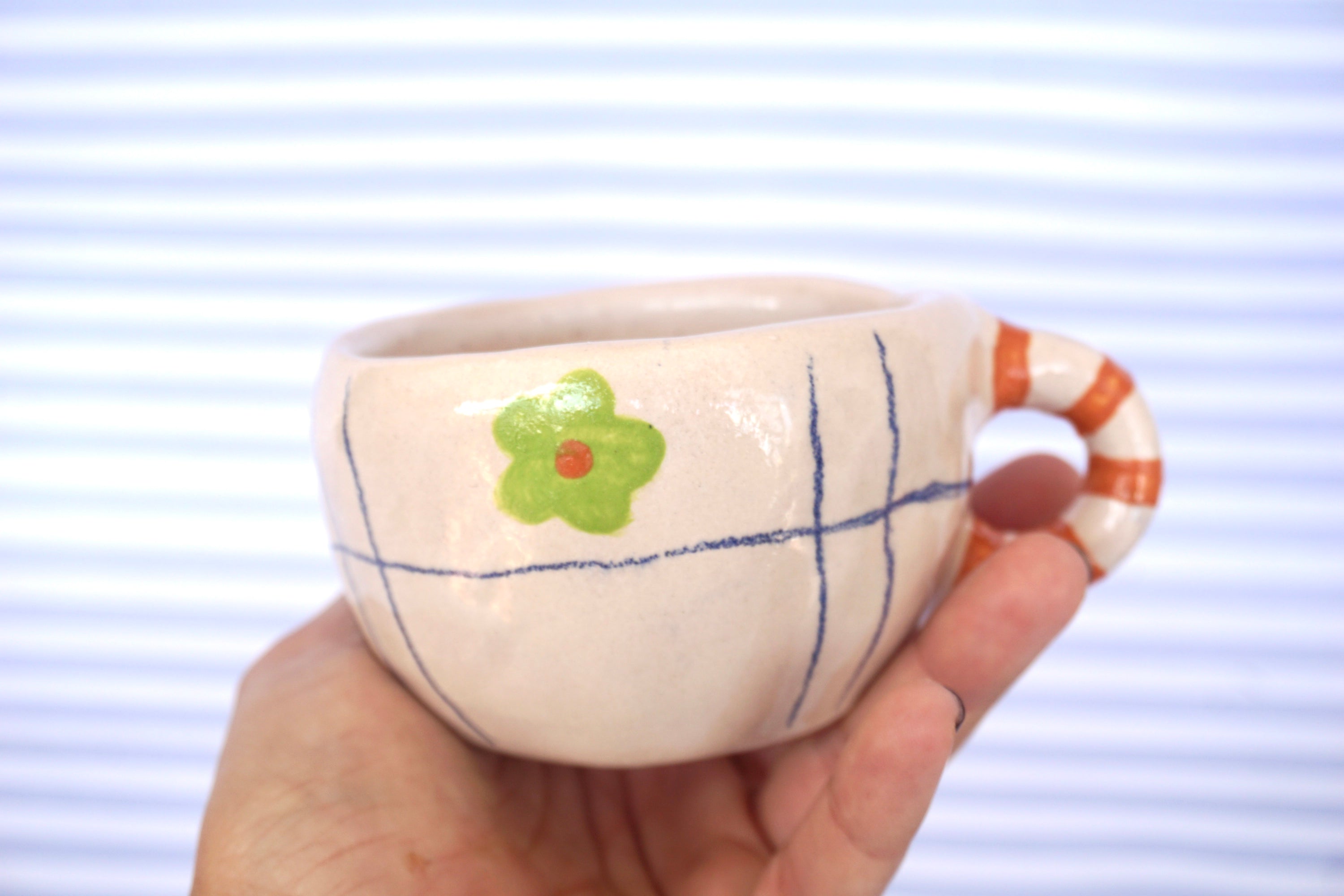 Tazza pastello a cera