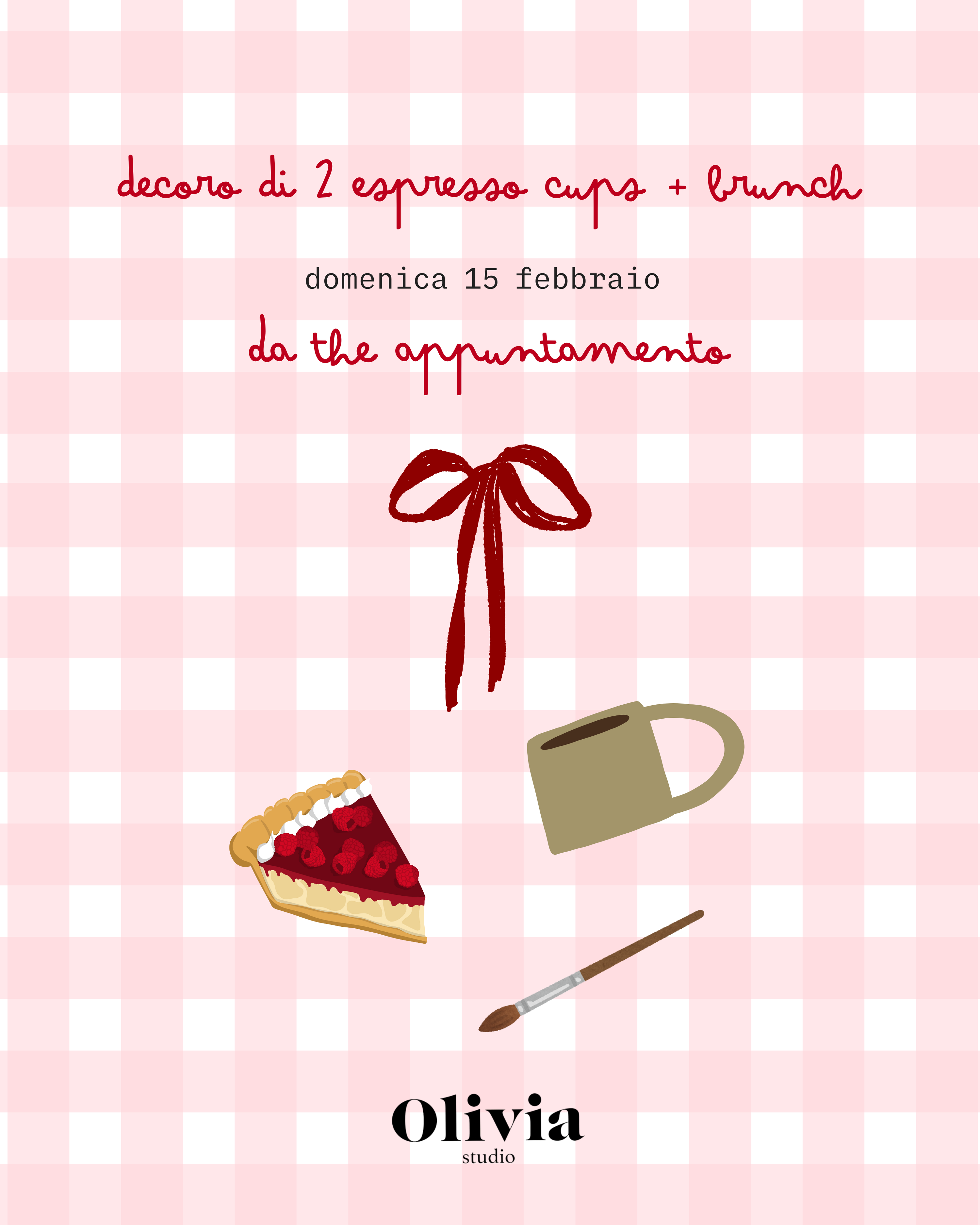 Brunch + decoro di due tazzine da caffè da The Appuntamento 15 Febbraio