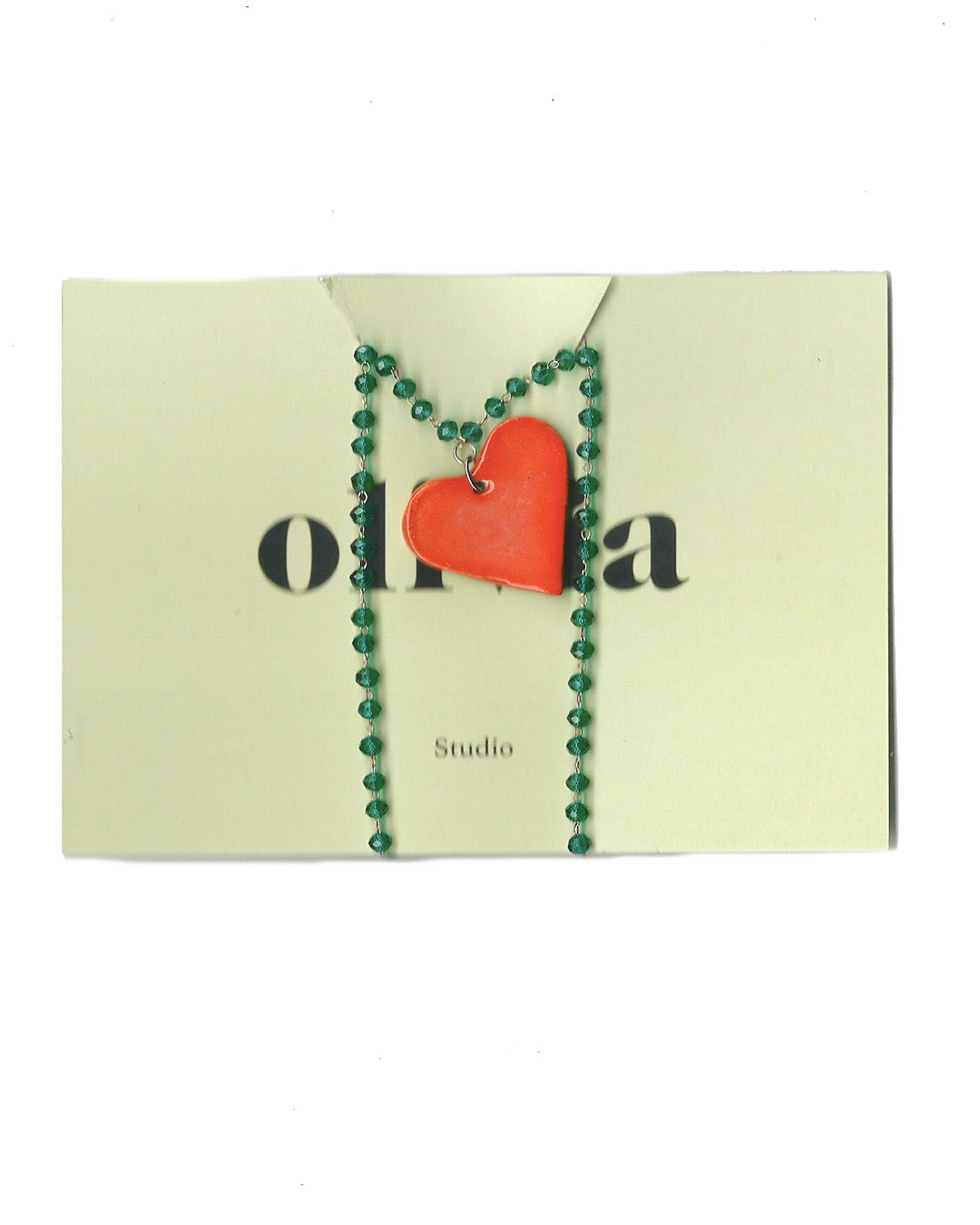 Collana Gypsy red Coeur 2